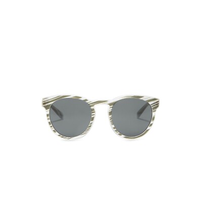 Dolce & Gabbana Black Stripe 53mm Sunglasses, NWT Dolce&Gabbana DG4384 L (53 - 20) with Grey lenses and Black  main image 4