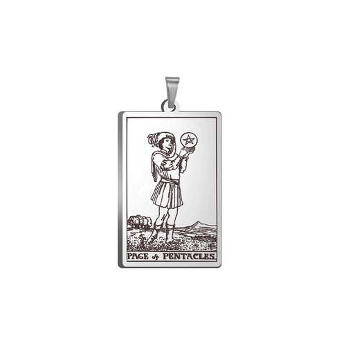 Tarot Karte Anhänger für Halskette Edelstahl Gold Schwarz Schmuck Zubehör - Bild 43 von 54