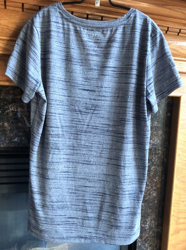 UNDER ARMOUR Womens Med US NAVY HeatGear Loose Fit Short Sleeve Blue Short NWOT - Picture 4 of 5