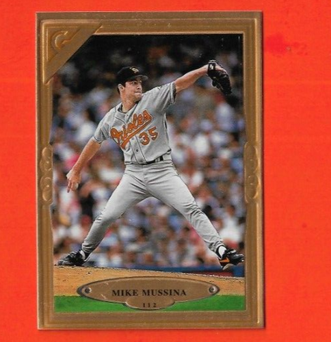 1997 Topps Gallery Baltimore Orioles Baseball Card #112 Mike Mussina