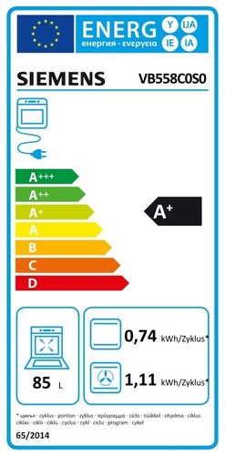 Siemens Großraum Backofen Extrabreit 90 cm iQ500 VB558C0S0 schwarz EEK A+ - Bild 2 von 6