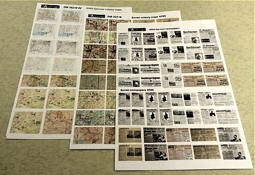 Modelos DAN 35218 para kit de maqueta a escala 1:35 mapas topográficos Segunda Guerra Mundial (soviético, alemán) - Imagen 4 de 4