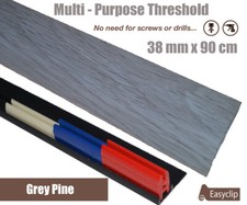 New Laminated Transition strip threshold Bar 38mm x 90cm Multi Purpose Adhesive