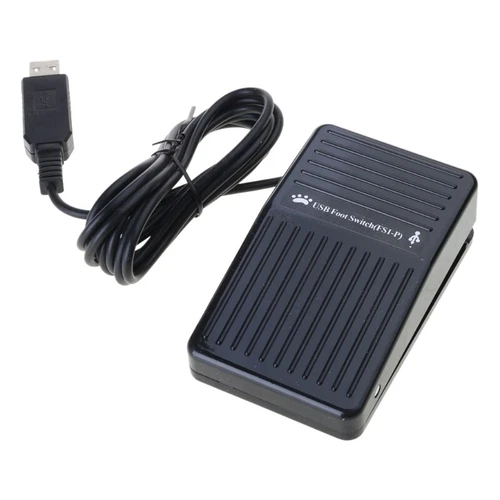 Durability ABS USB Foot Pedal Triggers for Intensive Key Operates Video Editing