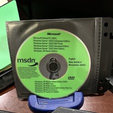 BRAND NEW MSDN Microsoft Windows VPC, 2003 Ent/MUI/Std/Web/Xp home/Pro/Etc DVD