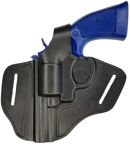 R3 Leather Revolver Holster fits TAURUS 445T 2.5 inch barrel black VlaMiTex - Picture 2 of 4