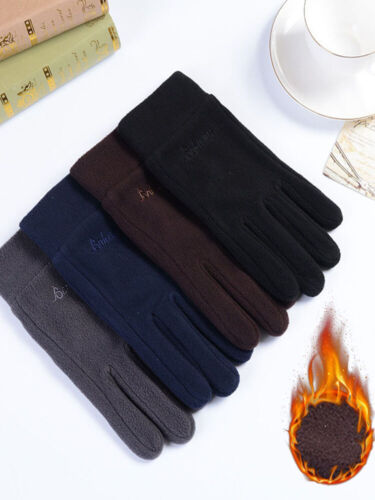 Verdickte Fleece-Fäustlinge Winddichte Winter-Thermohandschuhe Outdoor- : - Bild 10 von 18