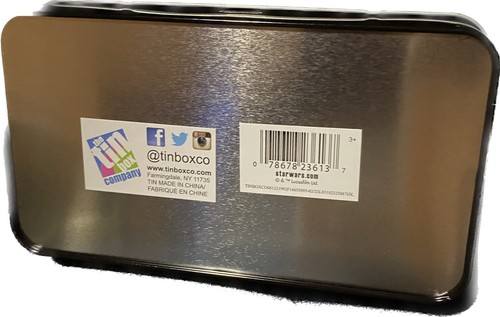 The Tin Box Disney Star Wars The Mandalorian Container 7.5" Long x 4" W x 1 3/4" - Picture 4 of 4