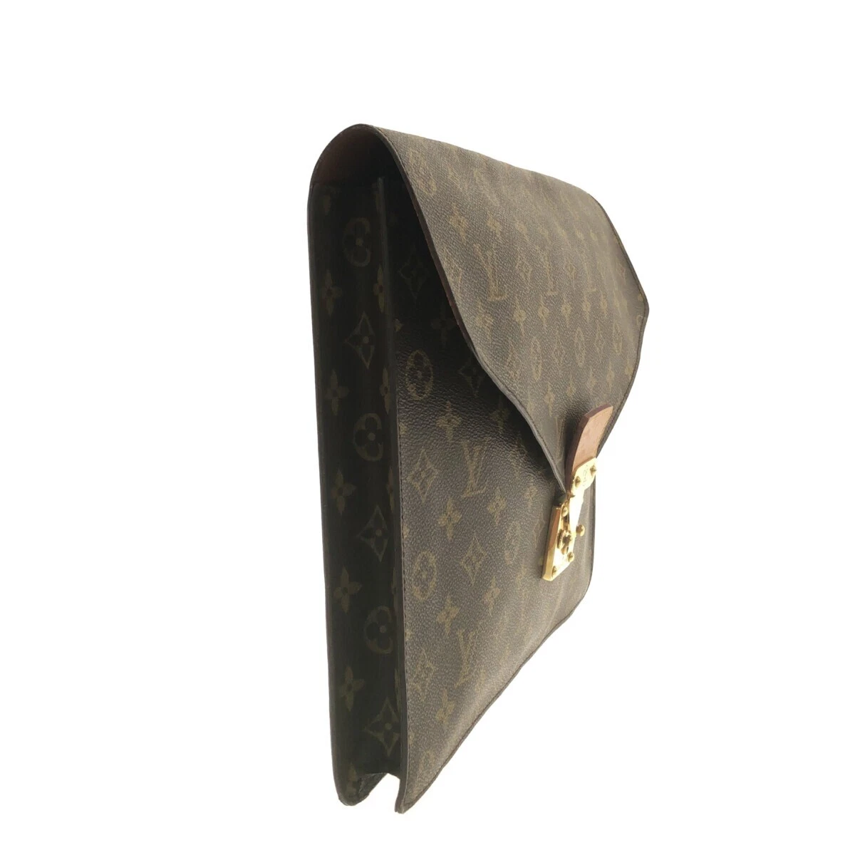 Auth LOUIS VUITTON Porte Documents Senateur M53335 Monogram 881SL