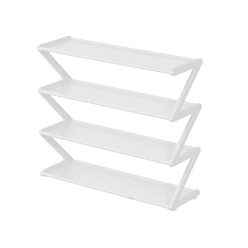 4 Tier Freestanding Shoe Rack Organizer Easy To Install Space Saving Sturdy - Picture 21 of 31
