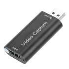 USB 2.0  HD Video  Card Mini Portable Adapter Black for PC Computer