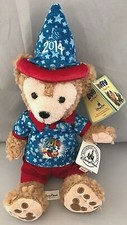 Disney Parks Brown Duffy the Bear 12" 2014 stuffed animal plush Fantasia Mickey