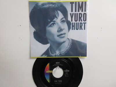  ' TIMI YURO ' HIT 45 + PICTURE  [ HURT ]   1961 !