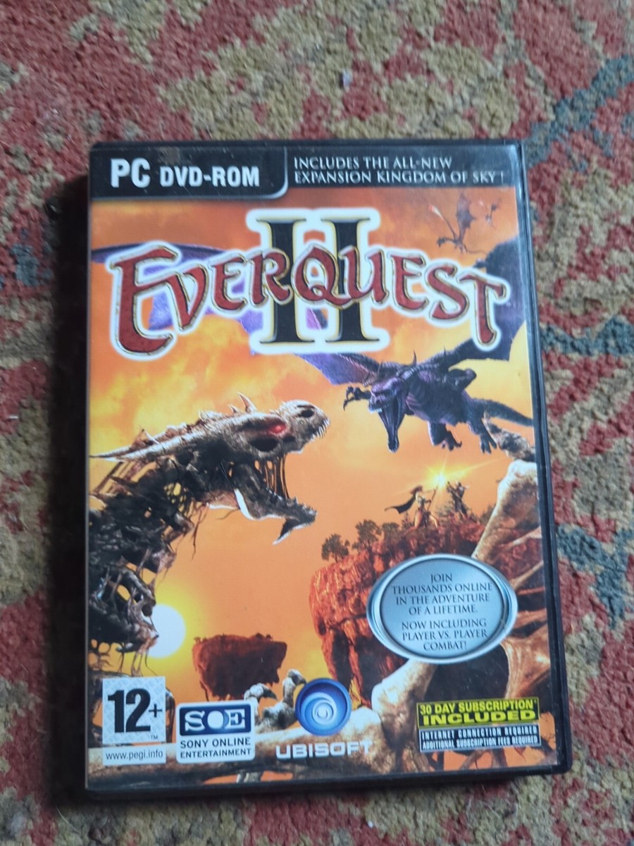Jeu EVERQUEST II Version Française – Neuf Sous Blister Original PC