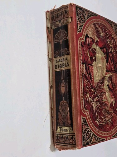 The Holy Bible Gustave Dore Illustrated 2 Volumes Italian 1897/1906 Milano READ - Picture 5 of 22