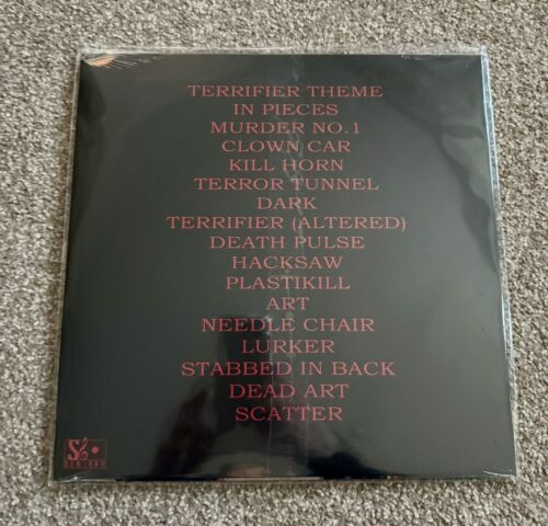 Terrifier Score Movie Soundtrack 180g Vinyl #249 Of 500 Signed by Paul Wiley New - Picture 2 of 2