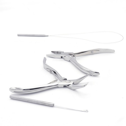 Kit de herramientas profesionales de extensión y rebordeado de cabello Juego de alicates para cuentas 4 piezas Micro - Imagen 34 de 96