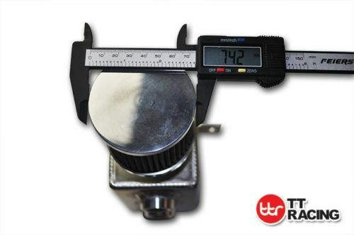 Depósito de aceite de aluminio 3L litros tanque de captura con filtro respirador AN10 - Imagen 8 de 10