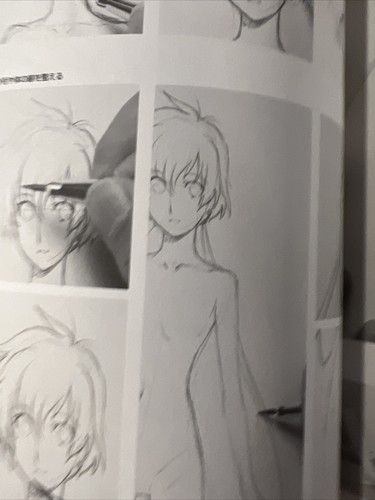 Sha Super Character Drawing Unused How To Draw Manga Book Graphic Art - Picture 4 of 7