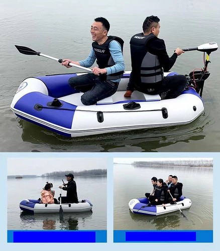 2.3M Inflatable Boat Dinghy with Hard Air-Deck Fishing Boat Wear Resistant - Bild 14 von 14