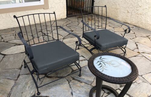 Multi Pack Outdoor Seat Chair Patio Cushion Pad Cover Cases 23X23X5" Space Gray - Picture 4 of 8