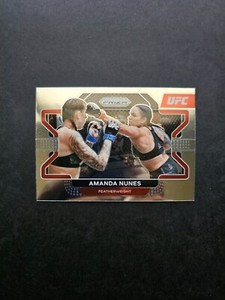 2022 Panini UFC Amanda Nunes 🔥 Silver Prizm #65 FeatherWeight