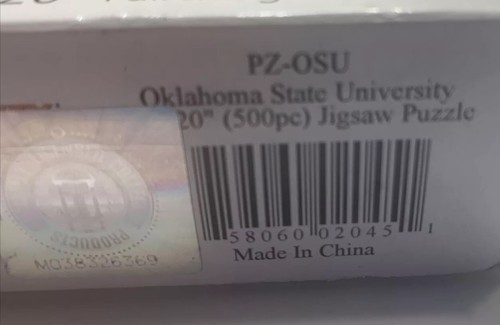 NCAA Oklahoma State University Cowboys 550 piece Jigsaw Puzzle New - Sealed - Picture 8 of 12