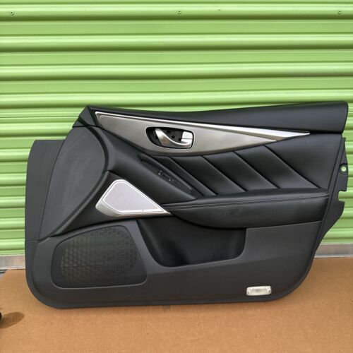 ✅ 2014 - 2024 INFINITI Q50 OEM FRONT RIGHT PASSENGER DOOR PANEL RH BLACK FRONT - Picture 11 of 23