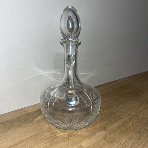 Carafe to decant wine in chiseled crystal - Picture 3 of 8