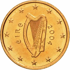 [#582178] REPUBLIKA IRLANDII, Euro Cent, 2004, Sandyford, MS(63), Miedź platerow