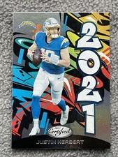 2021 Certified Justin Herbert Graffiti 2021 Chargers No. 2021-2