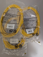 3x Monoprice 10ft 24AWG Cat5e 350MHz UTP Ethernet Network Cable Yellow NEW