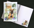 Border Terrier Dog Notebook/Notepad + small image on every page by Starprint