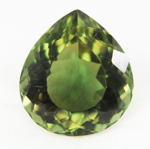 11.65 Ct Pear Shape Loose Gemstone Certified Demantoid Natural Garnet