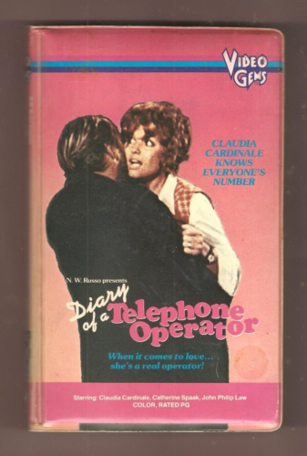 DIARY OF A TELEPHONE OPERATOR 1970 Video Gems BIG Box clam vhs ๐ผ NEVER on DVD!โ