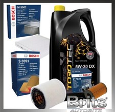 FOR SKODA FABIA MK2 1.6 TDI SERVICE KIT BOSCH AIR OIL CABIN FILTER & OIL 2010-14