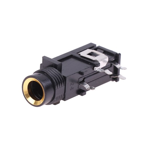 5PCS Audio Straight jack Connector Jack Stereo Dual Channel Microphone Socke _xi - Afbeelding 7 van 12