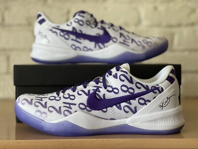 Nike Kobe 8 Protro Court Purple White FQ3549-100 Men Sz 11.5