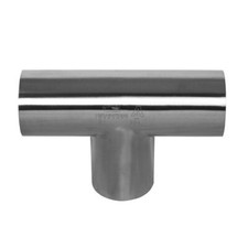 3-Way Sanitary Stainless Steel Equal Short Tee Weld End 1.5" 316L