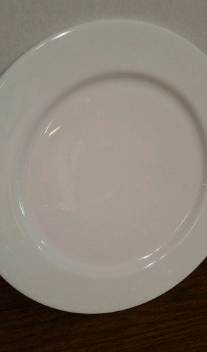 Fortessa Bone China Andromeda Service Plate Chop Solid White 12.25" HBW-00-101 - Picture 4 of 7