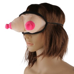Novelty Breasts Boob Boobie Eye Mask Hen Night Parties Joke Games Gift