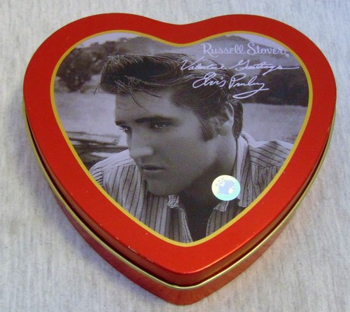 Elvis Presley Russel Stover 2000 Valentine Greetings Heart Tin EMPTY - Picture 1 of 5
