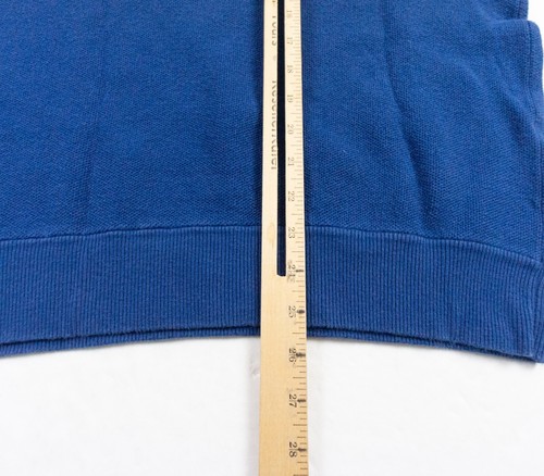 Southern Tide Sweater Mens Medium Blue 1/4 Zip Pullover The Skipjack Mock Neck - Picture 8 of 9