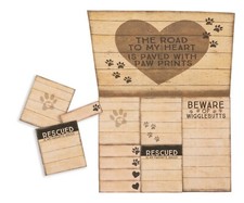 The Road To My Heart Is Paved With Paw Prints Sticky Notes 480 Piece Set NEW