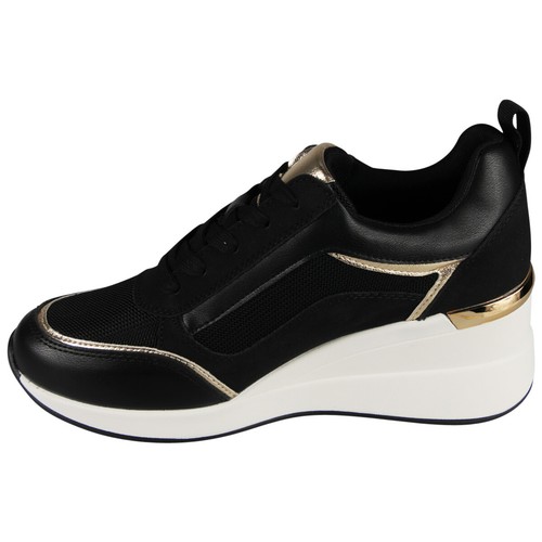 Zapatos de cuña Entrenadores Mujer Tenis Damas Con cordones Cómodos Clásicos Bombas Tallas - Imagen 9 de 83