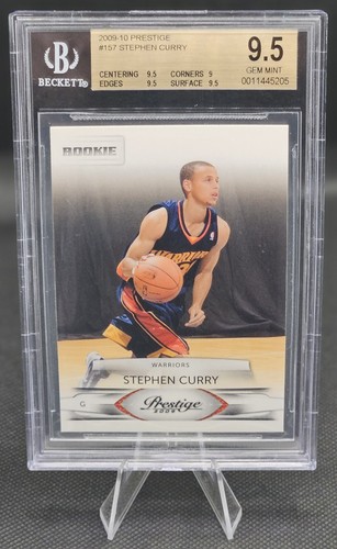 2009 Panini Prestige #157 STEPHEN CURRY BGS 9.5