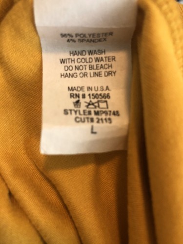 Mameluco amarillo hombro descubierto Mocking Jay para mujer M/L - Imagen 7 de 8