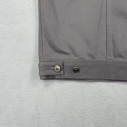 Vintage Rocawear Jeansweste Herren XXL grau Biker Motorrad Knopfleiste einfarbig - Bild 9 von 14