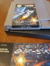 Destination Earthstar ~ Nintendo NES ~ Complete in box CIB ~