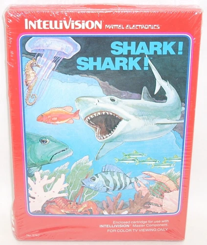 Intellivision SHARK! SHARK! Video Game Mattel 5787 NEW Sealed READ